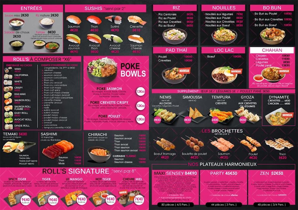 Sushi Sensey - Menu Image 1
